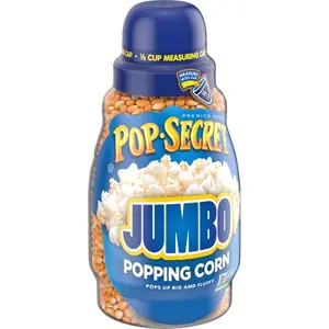 Secret Jumbo Popcorn Kernels, 30 Oz Jar