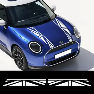 Car Bonnet Stripes Sticker Racing Vinyl Film Decal For Cars For MINI Cooper S R55 R56 F56 F55 F57 F60 R60 Countryman JCW Auto Accessories