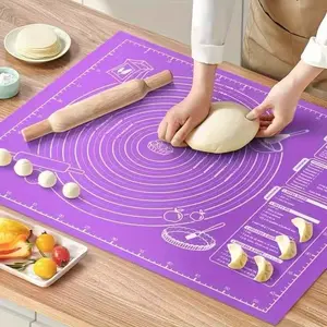 Non-Stick Silicone Baking Mat for Oven, Reusable Pastry Dough Rolling Mat, Heat Resistant Baking Sheet for Cookies, Pizza & Macarons