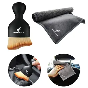 Microfiber Car Cleaner Tool Set, Durable Washing & Detailing Brushes for Ford Bronco St Line Focus Mk Series Shelby Mondeo Mustang Gt, Car Wash Microfiber Towel