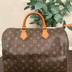 Pre-owned Louis Vuitton Canvas Shoulder Bags Monogram 2000 Speedy 35