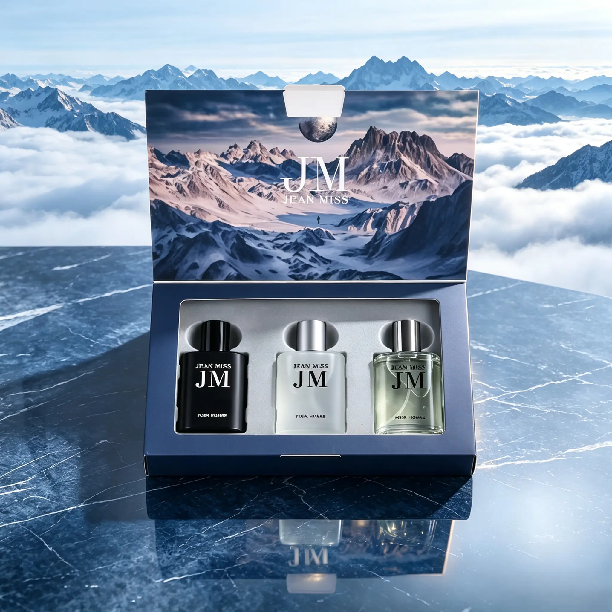Men's Perfume Set, 3 Counts/box Long Lasting Cologne Fragrance, Daily Use Fragrance for Men, Gift for Boyfriend, Gift for Men, Cologne Discovery Set, Perfume Gift Sets, Fragrance Ensemble Set charm unique mystical distinct scent