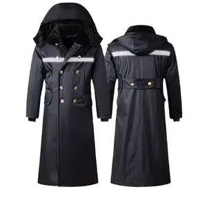 Men's Unisex Long Sleeve Military Parka Coat, Loose-Fitting Russian Menswear Tops, Thick Cotton Shell with Non-Removable Extended Gray Floral Plush Inner Liner, Fleece-Lined Cold-Weather Outerwear for Subzero Workwear, Extended Gray Floral Plush Inner Lin