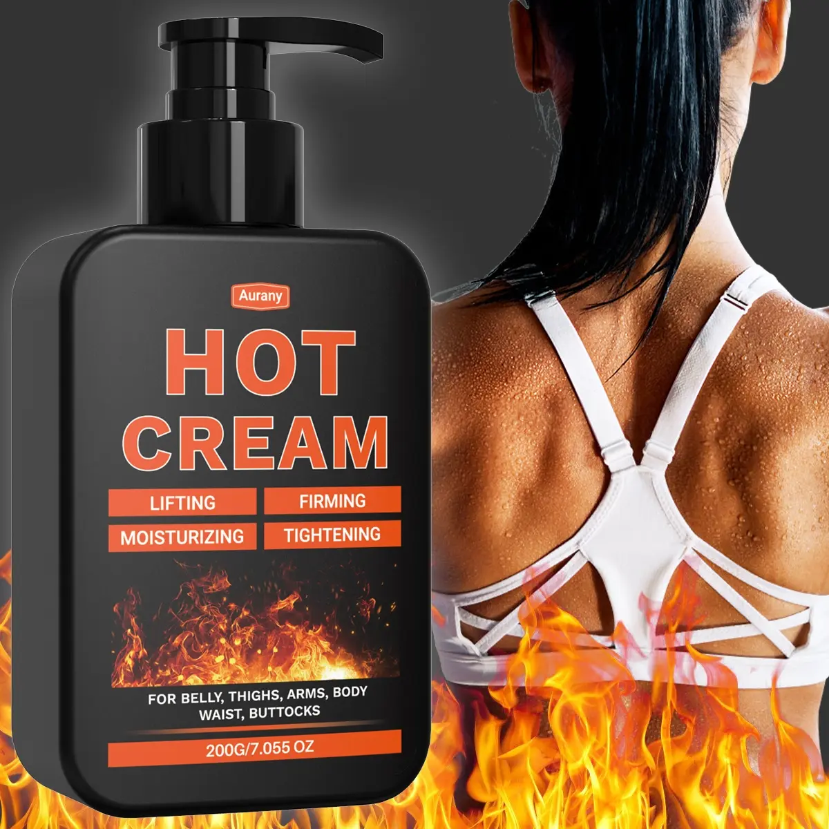 Men's & Women's Body Curve Tightening Cream, Lifting Hydrating Moisturizing Tightening Body Care Cream for Belly, Thighs, Arms, 200g, Firming Lotion