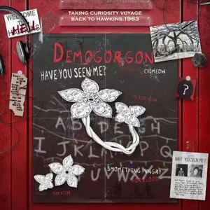 Stranger Things Ring Demogorgon Element Flower Design Niche Design Ring