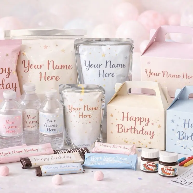 Custom Party Favor Package | Personalized Treat Set | Made to Order