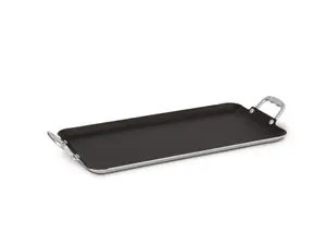 Vasconia 20" Double Burner Non-Stick Griddle, Oven Safe, Dishwasher Safe
