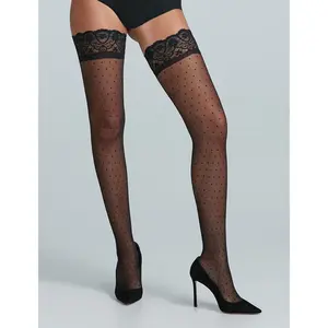 Chic Dot Thigh High