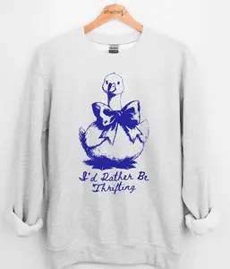 Thrifting Duck Graphic Top