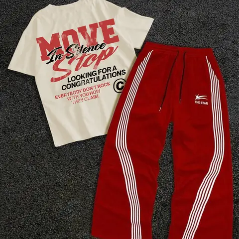 Trendy Casual Street Style Sport Short Sleeve Pants Set, Spring & Fall Fashion, Unisex Fitted Moderate Fabric, Comfortable, Athleisure Activewear Set, Sporty Set, Fitness Sportswear Set, Athleisure Workout Set, Athleisure Outfit