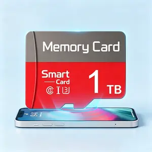 2 PCS 1TB Micro TF SD Cards for Mobile Phones & Car Audio, Durable SD Memory Card for Dash Cams, MicroSDXC Card for Surveillance Cameras, Micro SD Card for PC & Tablets, SD Card for Camera Storage