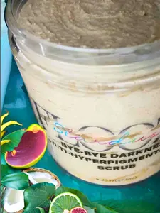 BYE-BYE DARKNESS ANTI-HYPERPIGMENTATION SCRUB - NO STAIN TURMERIC SCRUB - DARK SPOT REMOVER