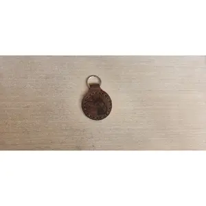 Round Keychain- Michigan