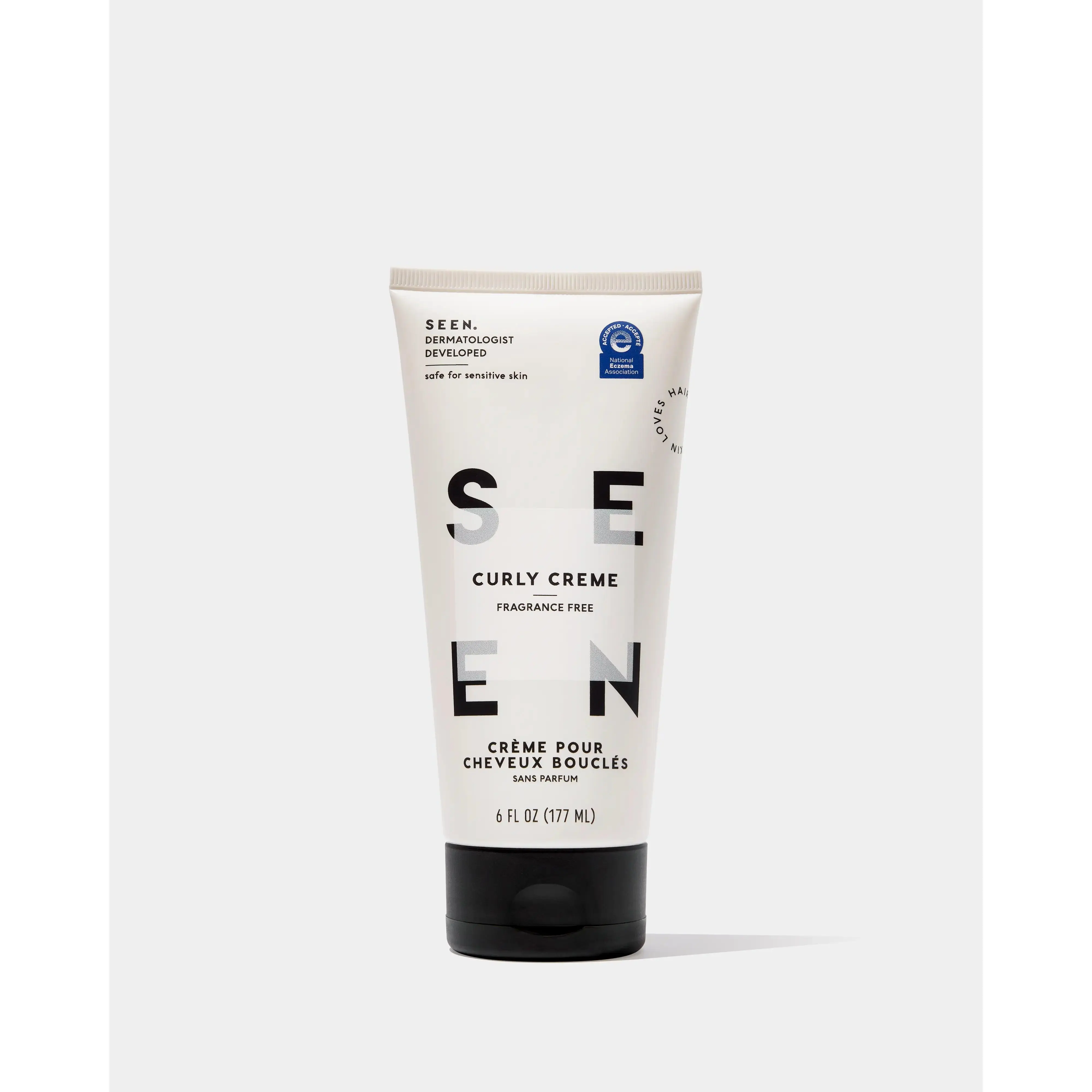 SEEN Curly Creme Fragrance Free - Frizz Control Curl Defining Cream for Natural Curls & Waves