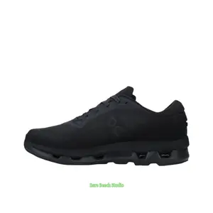 Lifestyle Sneaker, Triple Black Colorway, Dual-Layer Dual-Density Helion Superfoam Midsole and Cushioning Technology