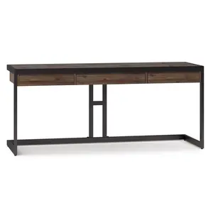 Erina – Large Desk – Rustic Natural Aged Brown