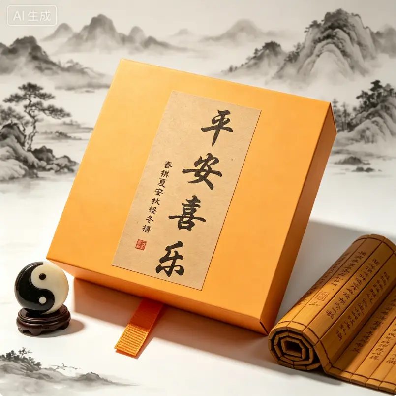 Peace & Joy Oriental Blessing Gift Box Jewelry Storage Package Free Gift Pack