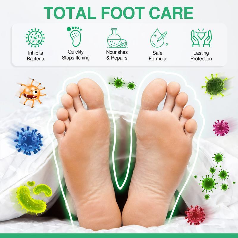 (3PCS Multi-Pack) Foot Care Aid Tea Tree Oil Foot Odor Eliminator - Portable, Moisturizing, Gentle, Skin-Friendly Aloe Vera Formula, Formaldehyde-Free, Long-Lasting Freshness Daily Shoe Deodorant