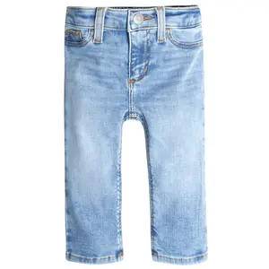 Gerber Baby Boys' and Girls' Denim Straight Fit Jeans with Elastic Back