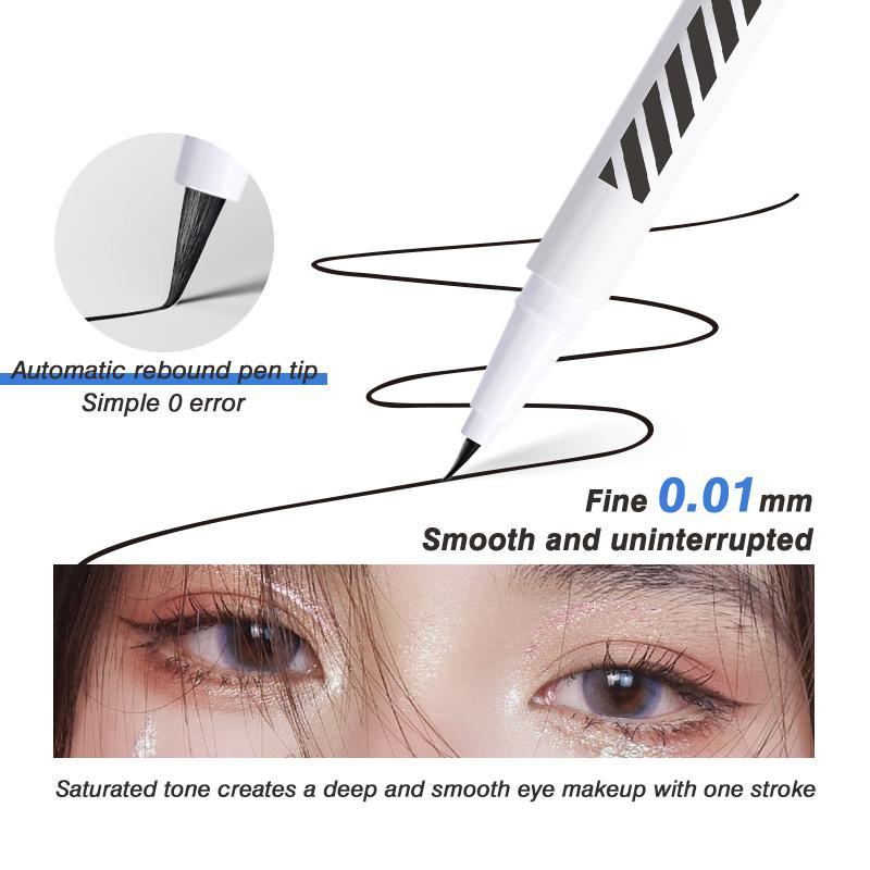 MANSLY Slim Colorful Liquid Eyeliner Pen Waterproof & Smudge-Proof Ultra-Fine Precision Tip for Defined Lines Long-Lasting All-Day Wear Eye Makeup Matte Eyeliner Set Buy 1 Take 1 al teyeliner