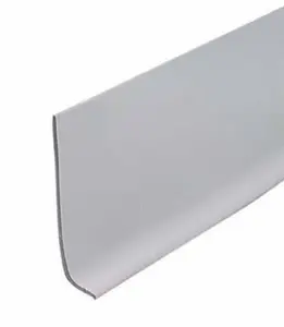 M-D Building Products 23886 4 x 48 in. Vinyl Cove Wall Base- Gray, Easy Install, Self-Adhesive, 4X48 In