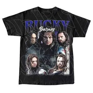 Limited Bucky Barnes Vintage T-Shirt, Gift For Woman and Man Unisex T-Shirt