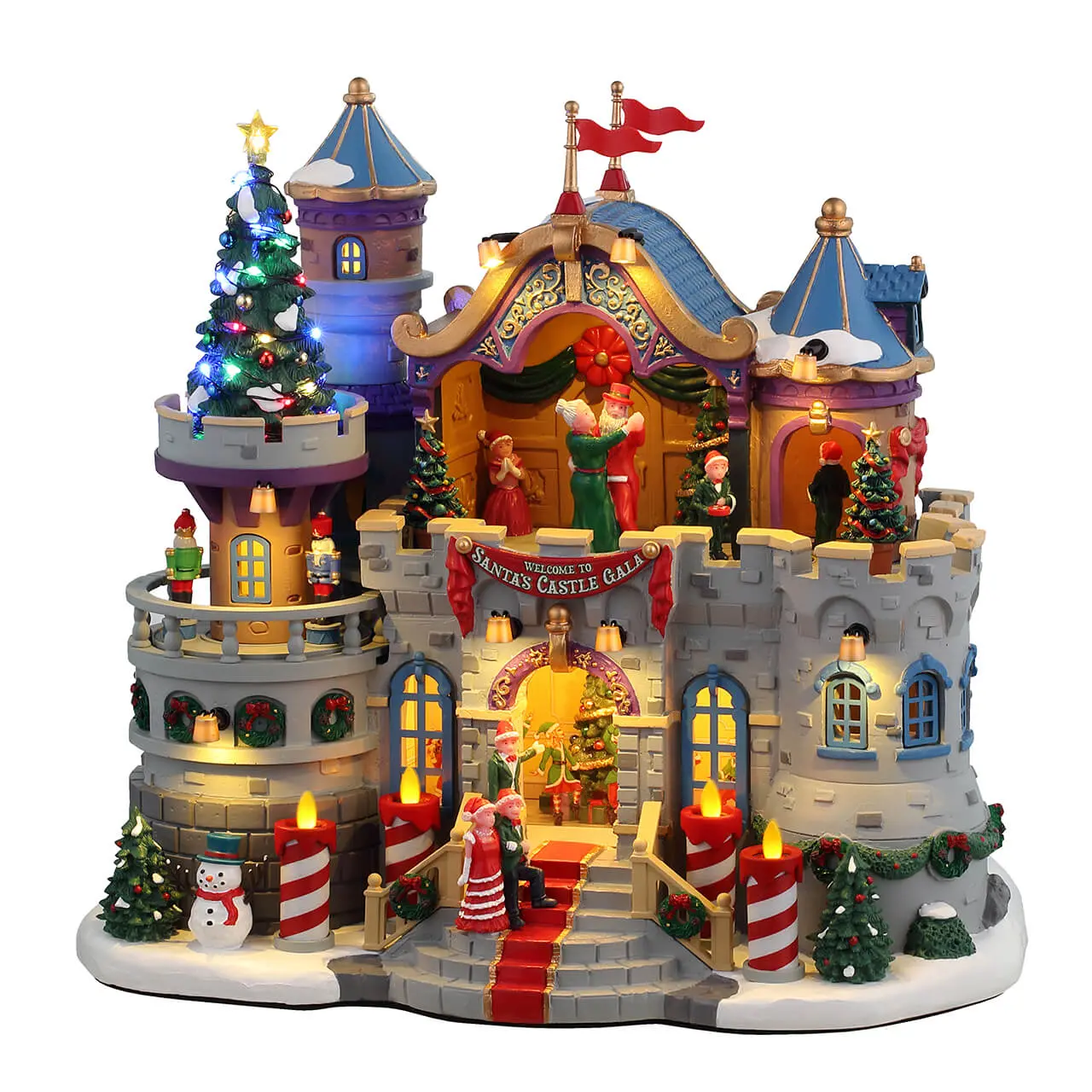 Lemax Santa’s Castle Gala Animated Lighted Building #45270