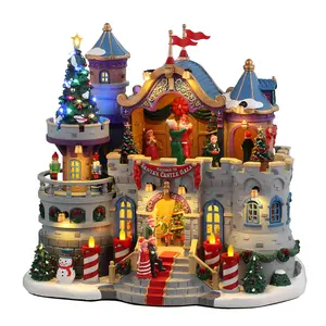 LEMAX Santa's Castle Gala, with 4.5V Adaptor #45270