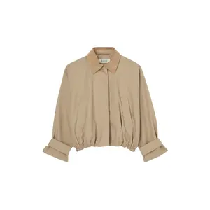 Suede Collar Blouson Jacket