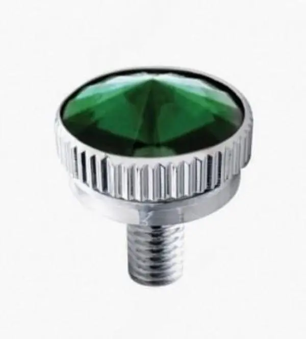 United Pacific 21761B Kn5 Knobs C.B. Mounting Bolt Green