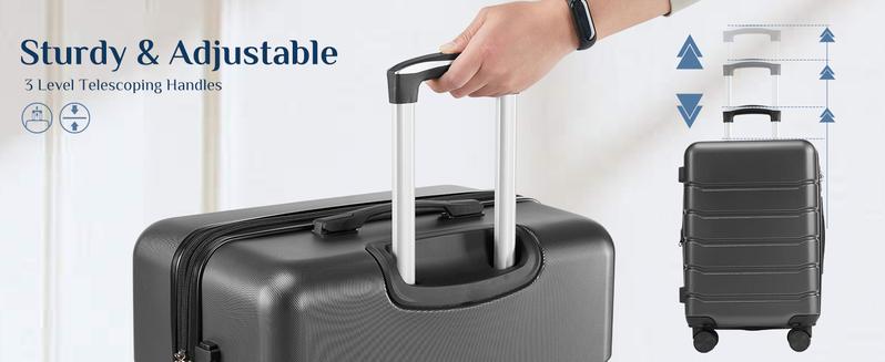 【Deal】Sweet Furniture S -Luggage 20''/24''/28''Luggage, Hard Shell ABS Suitcase with Double Spinner Wheels, Lightweight Expandable Rolling Luggage with TSA Lock