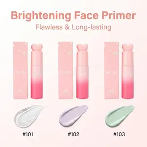 Pink Viva Cosmetic Face Primer Stick - Brightening Makeup Base, Lightweight, Long-Lasting for Smooth, Poreless Skin