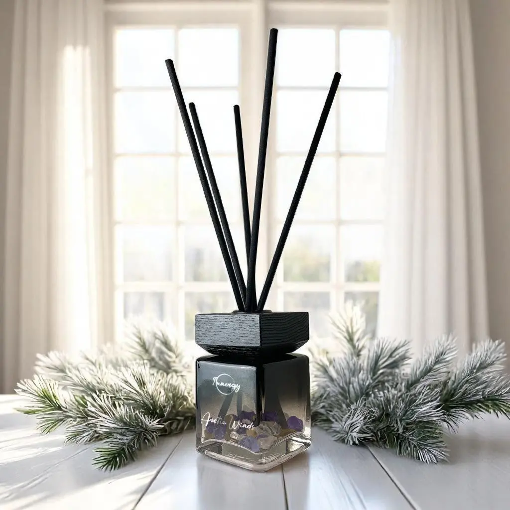 Arctic Winds Crystal-Enhanced Reed Oil Diffuser, 100ml