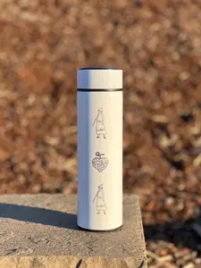 Trafalgar One Piece Coffee Tumbler with Tea Infuser Engraved Water Bottle, Ope