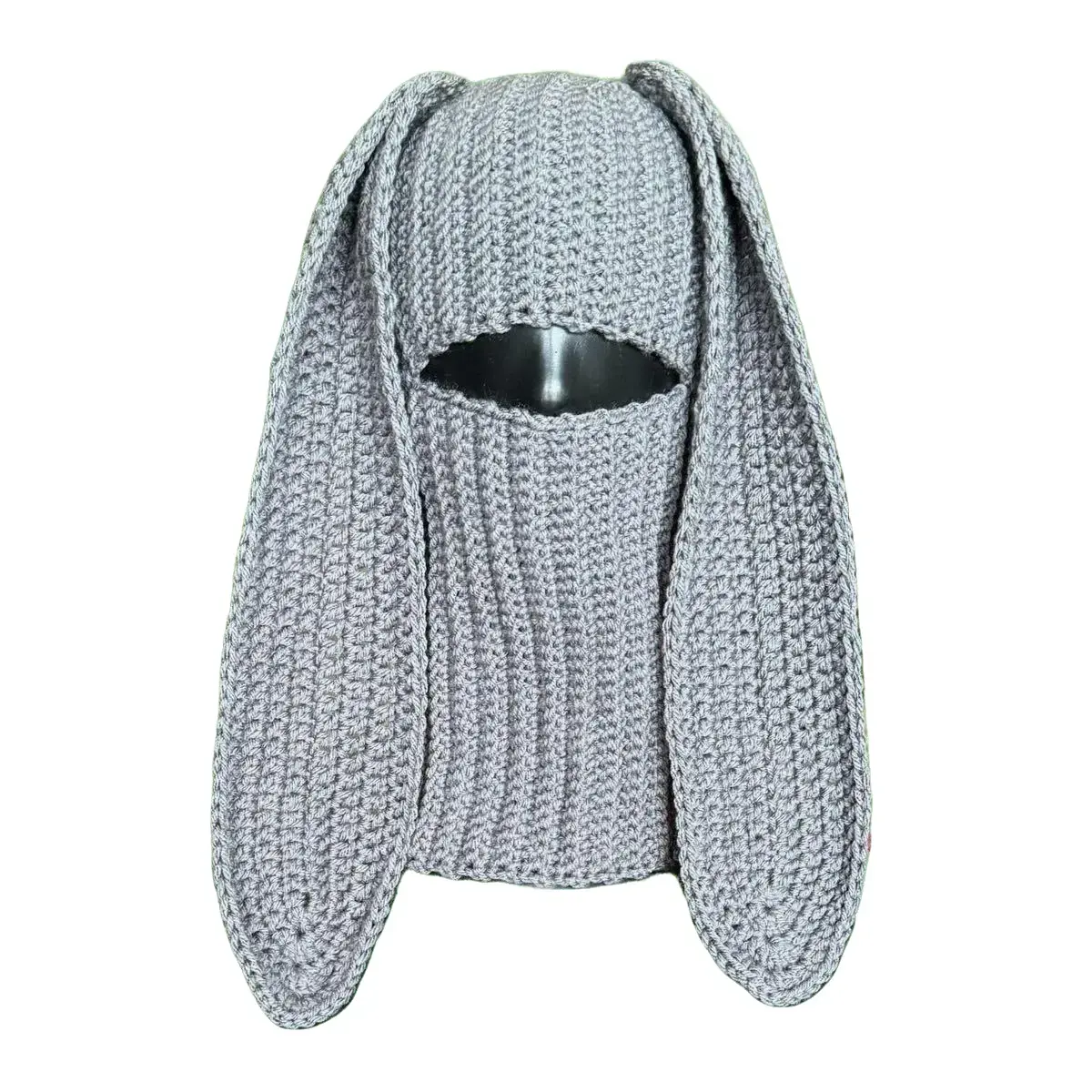 Crochet Bunny Ear Balaclava Ski Mask - Handmade, Available in Various Colors, Features Bunny Ear Design