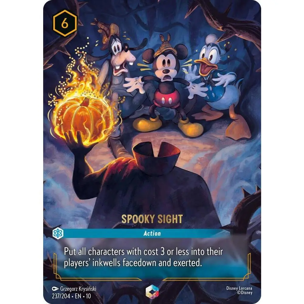 Disney Lorcana Spooky Sight (Enchanted) - Whispers in the Well (10)