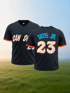 San Diego #23 Embroidered Baseball Jersey Unisex Retro Streetwear