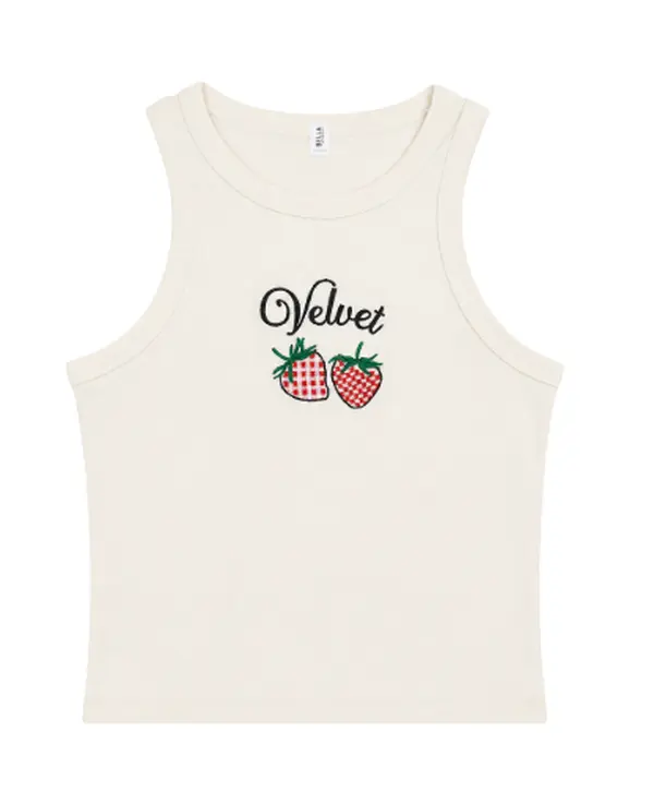 Velvet Strawberry Tank