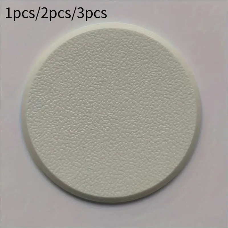 1/2/3pcs Door Stopper Pad For Wall, Self Adhesive Silicone Bumper Pad For Wall, Door Knob Stopper Protector For Wall, Silencer For Door Handle Bumper, Soft, Rubber Door Stop