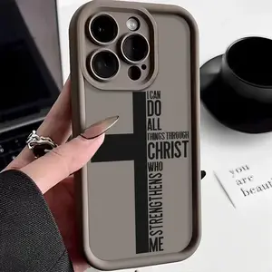 Bible Cross Phone case for iPhone Samsung 17Pro Max Air 16 15Plus 14 13 12 11 XR XS Galaxy S25 S24 S23 S22 A71 A56 A55 A54 A53 A52 cases,  tpu smartphone protective cover Shockproof Drop This makes the perfect faith-based gift for friends or yourself.NN73