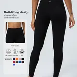 Sodalemon Women's High-Waisted Tummy Control Leggings - Soft Stretch Compression Sport Yoga Pants, Butt-Lifting Stretchy Gym/Training/Work Out Yoga Athletic Activewear Bottoms, Stretchy Gym Legging