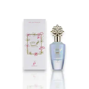 Khadlaj Nuha Vanilla Pearl Eau De Parfum (EDP) - Unisex Floral Fragrance with Freesia, Strawberry, Black Currant - 85 ML Single Item for Everyday Wear