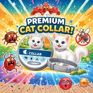 Lightweight Cat Collar for Daily Comfort, Adjustable Design with Long-Lasting Wear for Grooming Routine Support