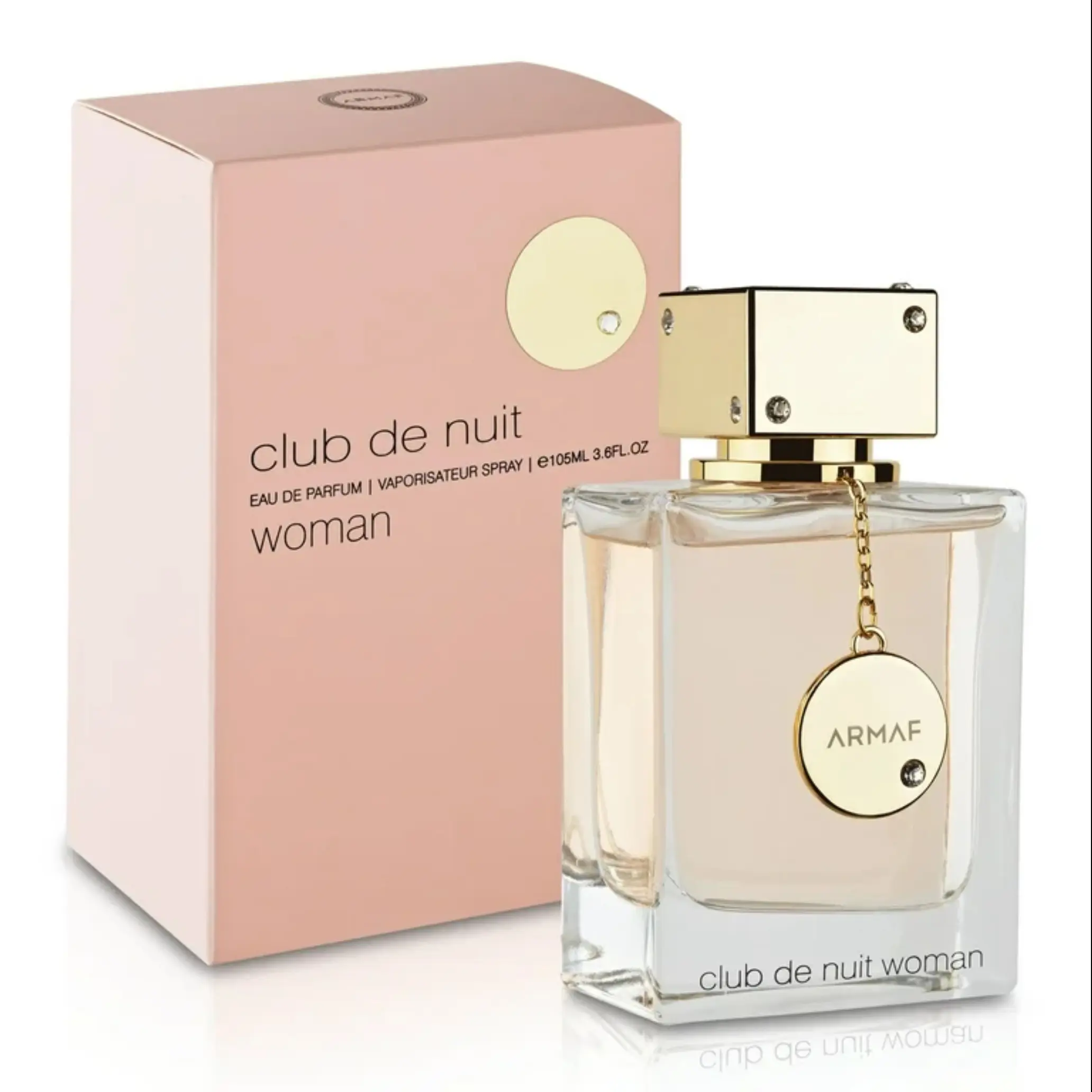 Club De Nuit Eau de Parfum for Women - Timeless Elegant Fragrance with Citrus Peach Rose Jasmine Musk Vanilla Patchouli Notes