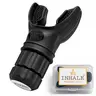 Inhale Respiratory Trainer — Lung Strengthening Breathing Exercise Device | Adjustable Resistance | Medical Grade Silicone | Made in USA | Carrying Case
