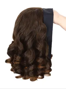 14 Inch Fashionable Plain Color Curly Wigs for Women, Gorgeous Fluffy Wigs with Band, Synthetic Full Machine Wigs for Party, Daily Use, Wavy Wigs