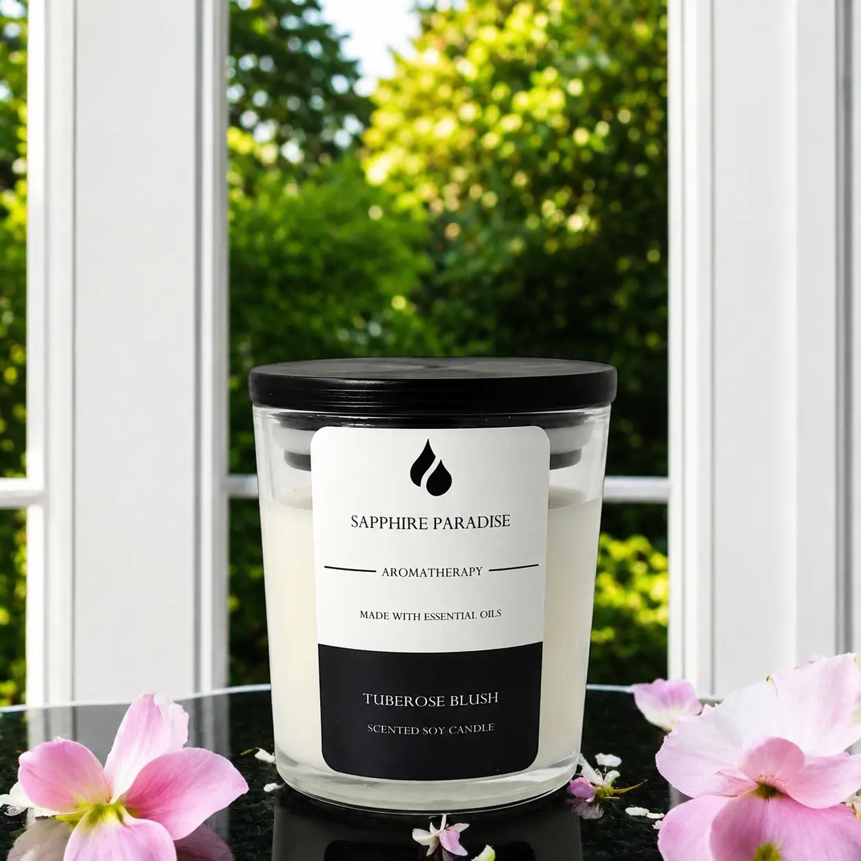 Tuberose Blush Scented Candle