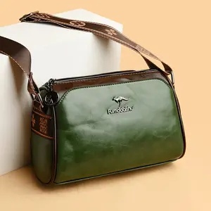 Trendy Cylinder Crossbody Bag - Wide Strap Stylish Shoulder Purse for Fashion Lovers