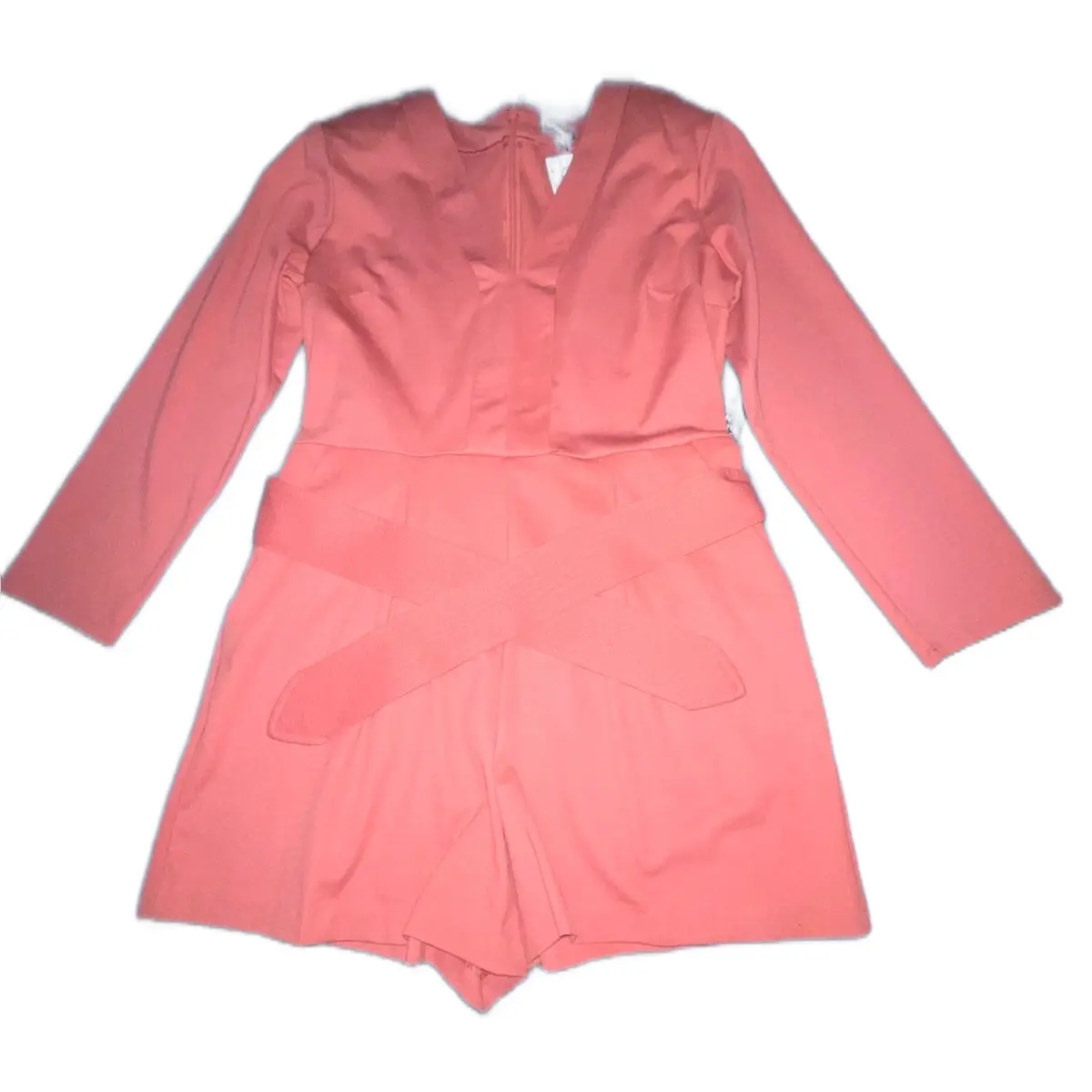 New Coral Belted Women’s Romper