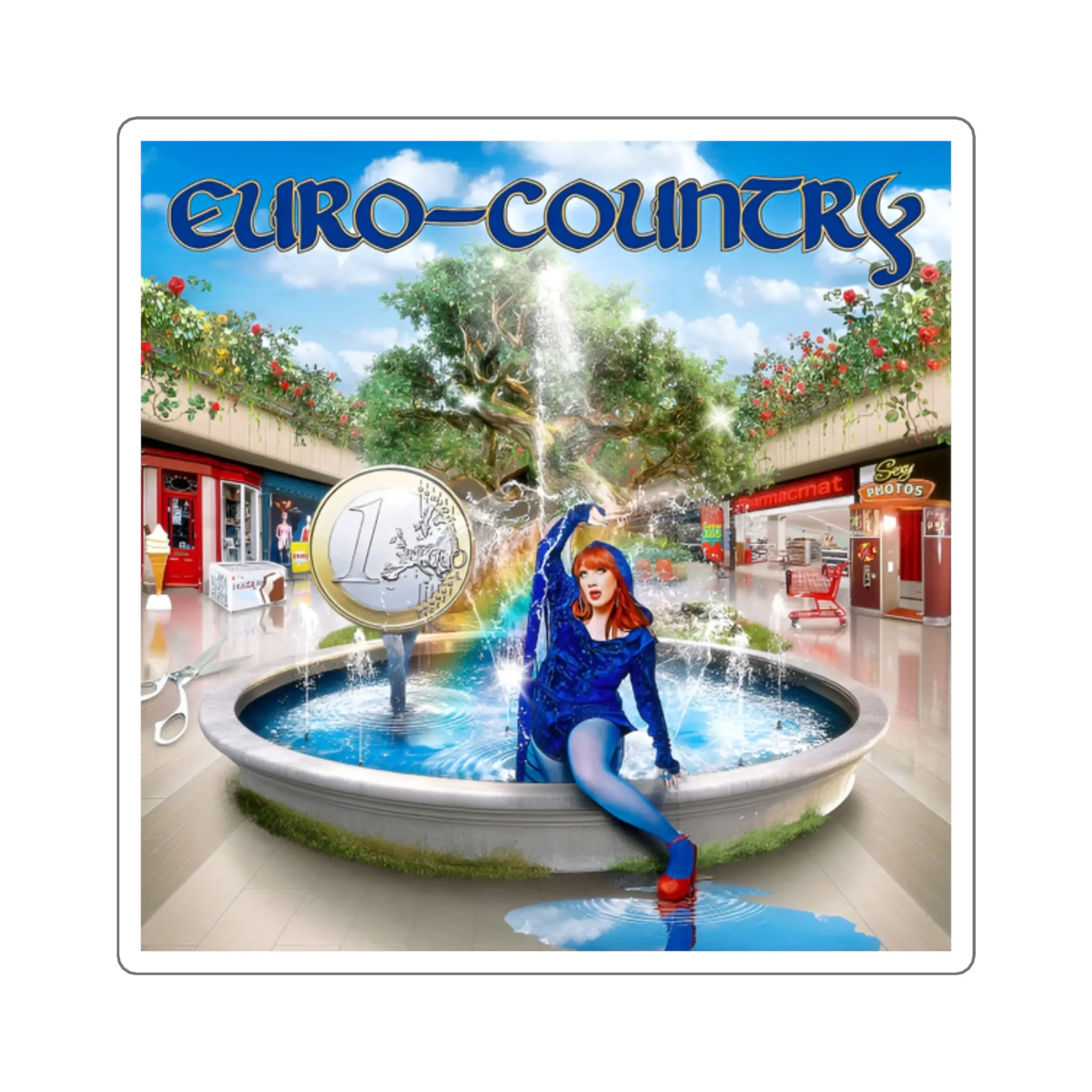 CMAT “Euro‑Country” Sticker | Alt‑Country Pop Indie Album Decal